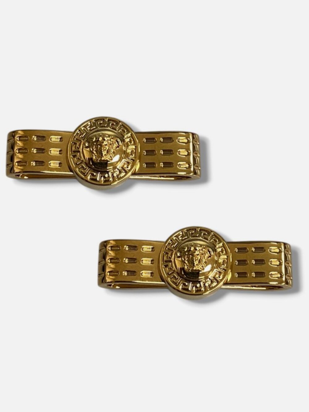 Versace Women's Gold Medusa Bow Earrings